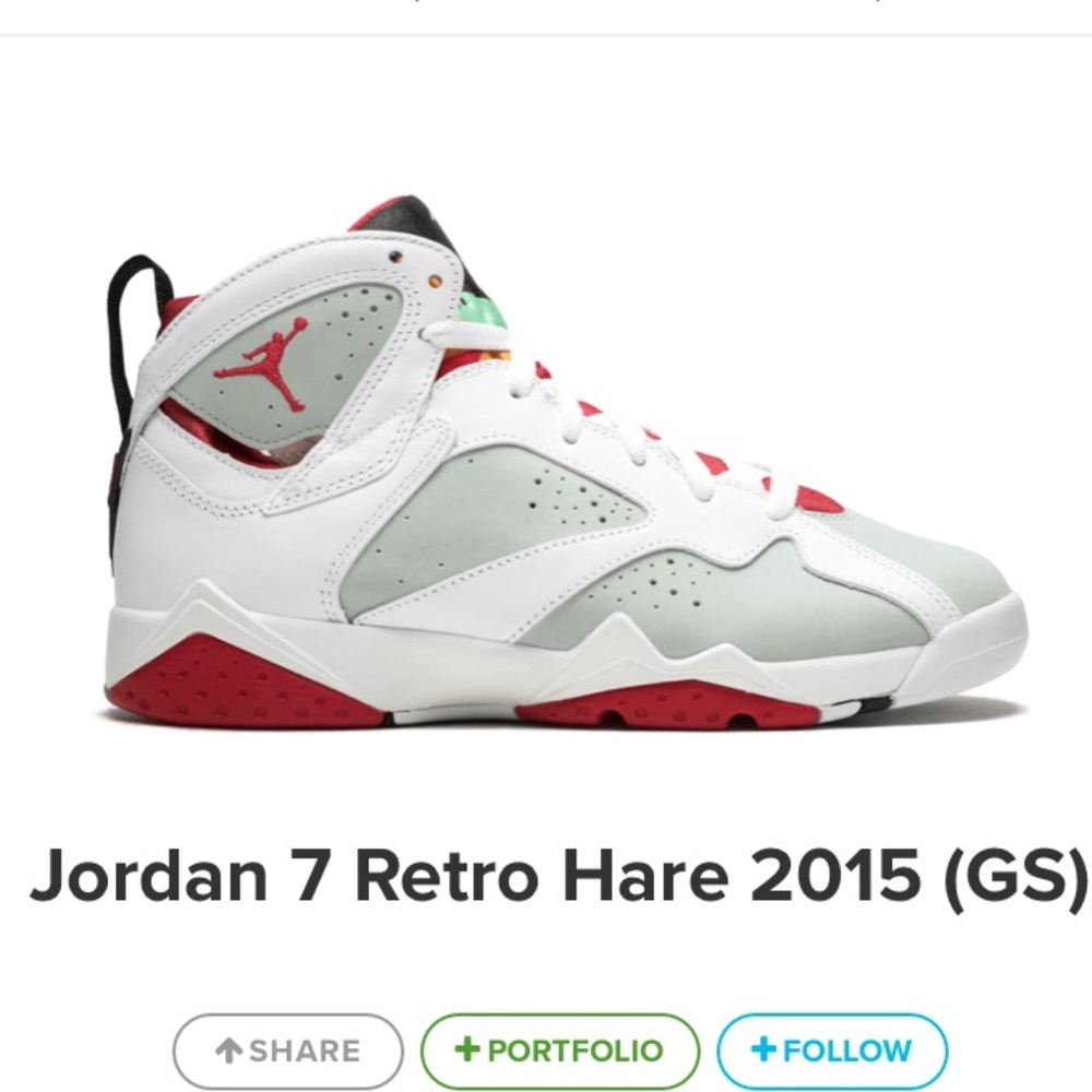 Air Jordan 7 Retro Hare 2015 GS